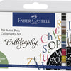 Faber Castell Faber Castell FC-167508 Pitt Artist Pen Calligraphy Set 8 stylos