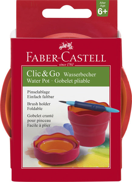 Faber Castell Faber Castell FC-181517 CLIC Watercup Go Rose Orange