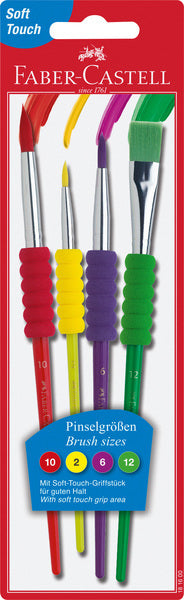 Faber Castell Faber Castell FC-481600 Brush Set Plastic 4 pièces