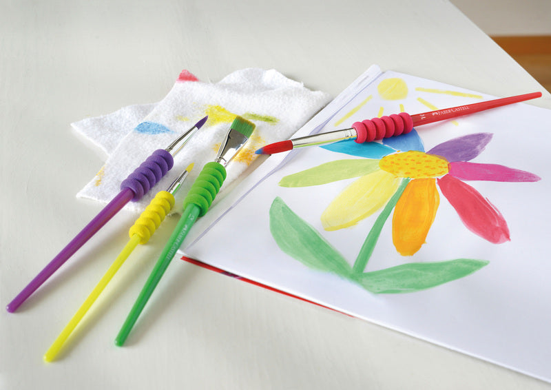 Faber Castell Faber Castell FC-481600 Brush Set Plastic 4 pièces