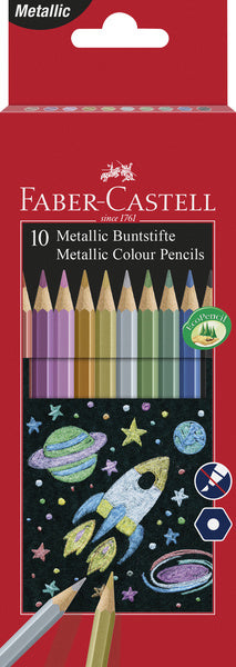 Faber Castell Faber Castell FC-201583 Couleurs Set Couleurs métalliques Faber-Castell