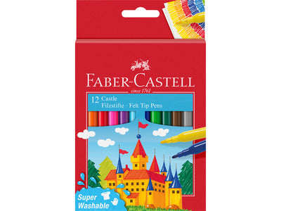 Faber Castell Faber Castell FC-554201 Pen-Tip 12 pièces en carton lavable Penny
