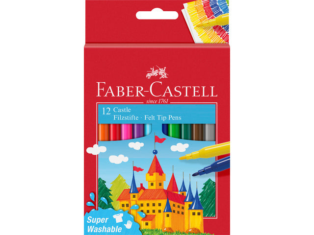 Faber Castell Faber Castell FC-554201 Pen-Tip 12 pièces en carton lavable Penny