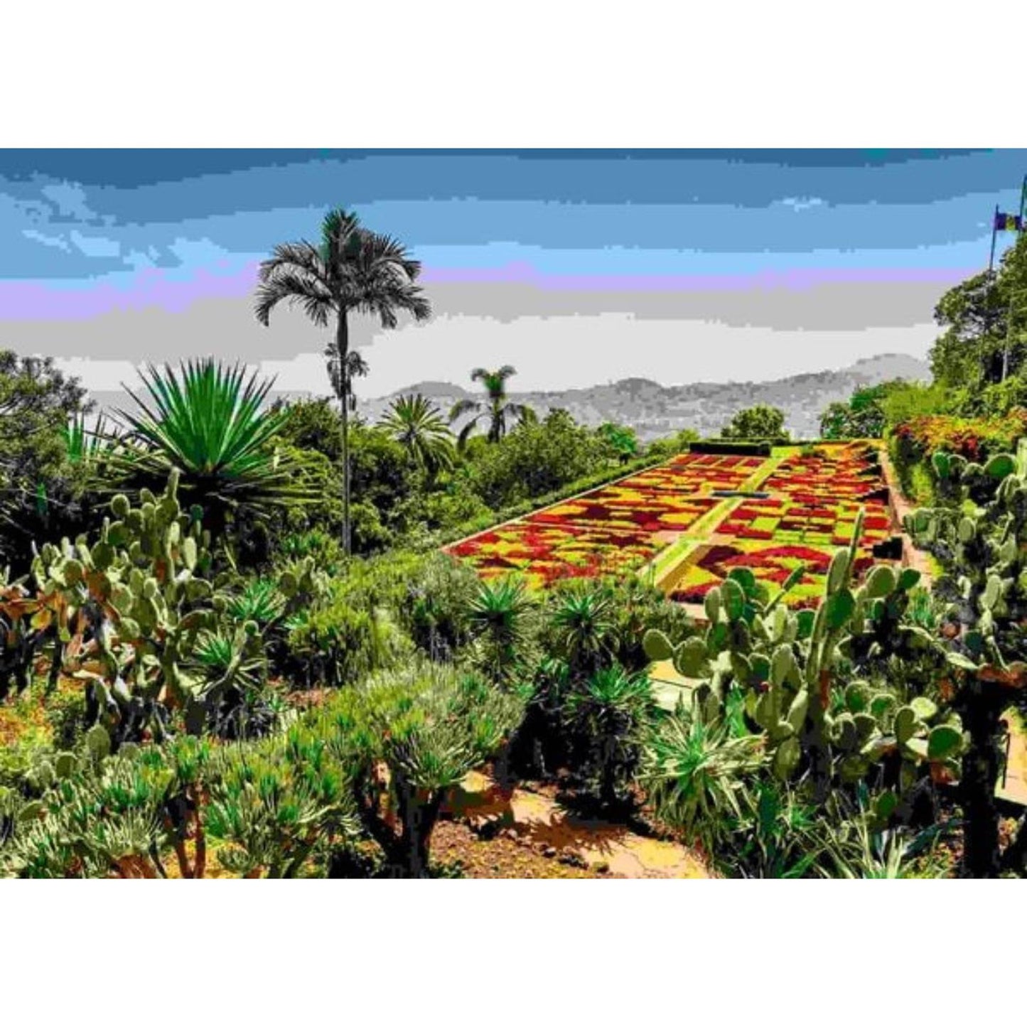 Ravensburger Jigsaw Puzzle Botanical Garden, Madère, 1000st.
