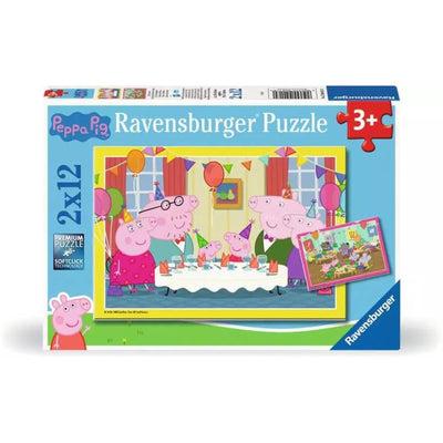 Ravensburger Puzzle Puzzle Peppa Pig, 2x12 PCS.