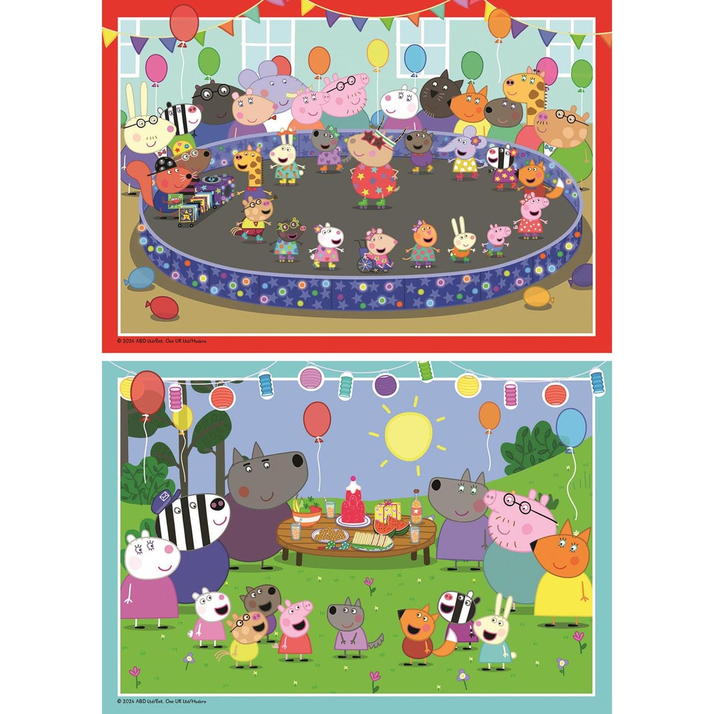Ravensburger Puzzle Puzzle Peppa Pig, 2x24st.