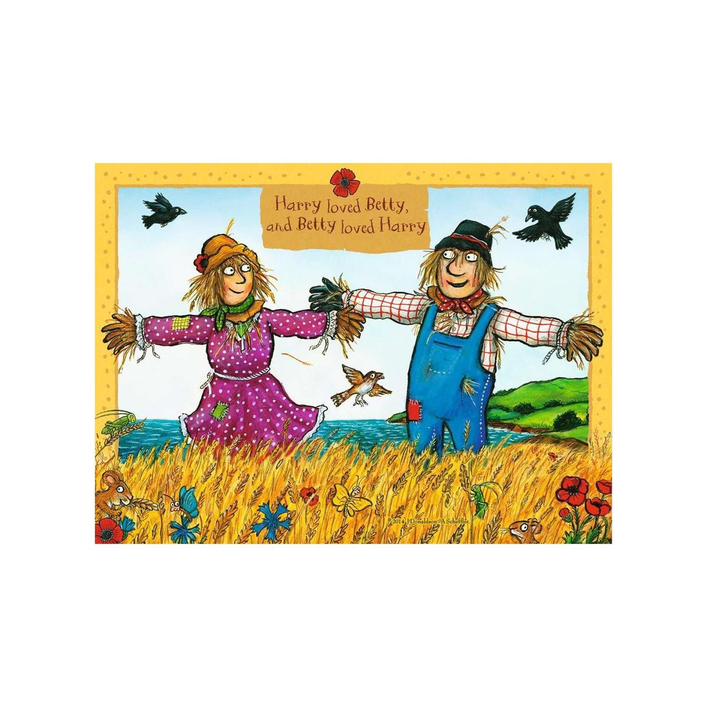 Ravensburger puzzle Mariage à la ferme - 4 puzzles