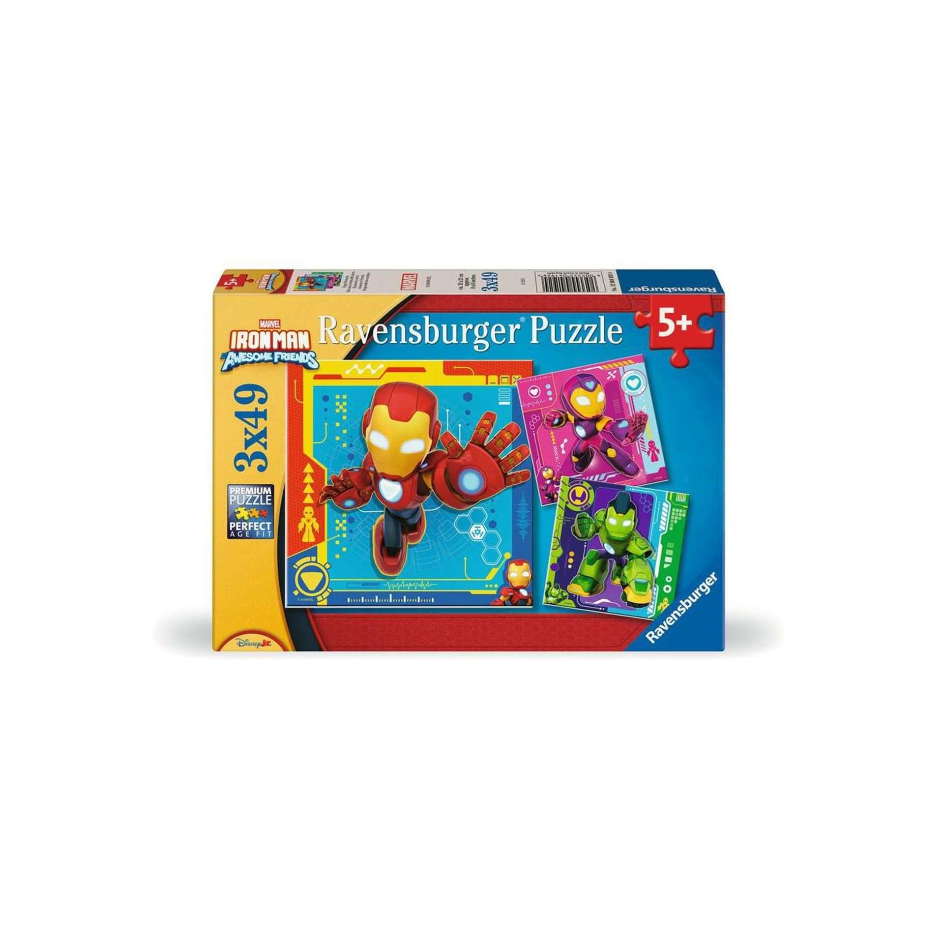 Ravensburger puzzle Iron Man et ses merveilleux amis - 3x49pcs.