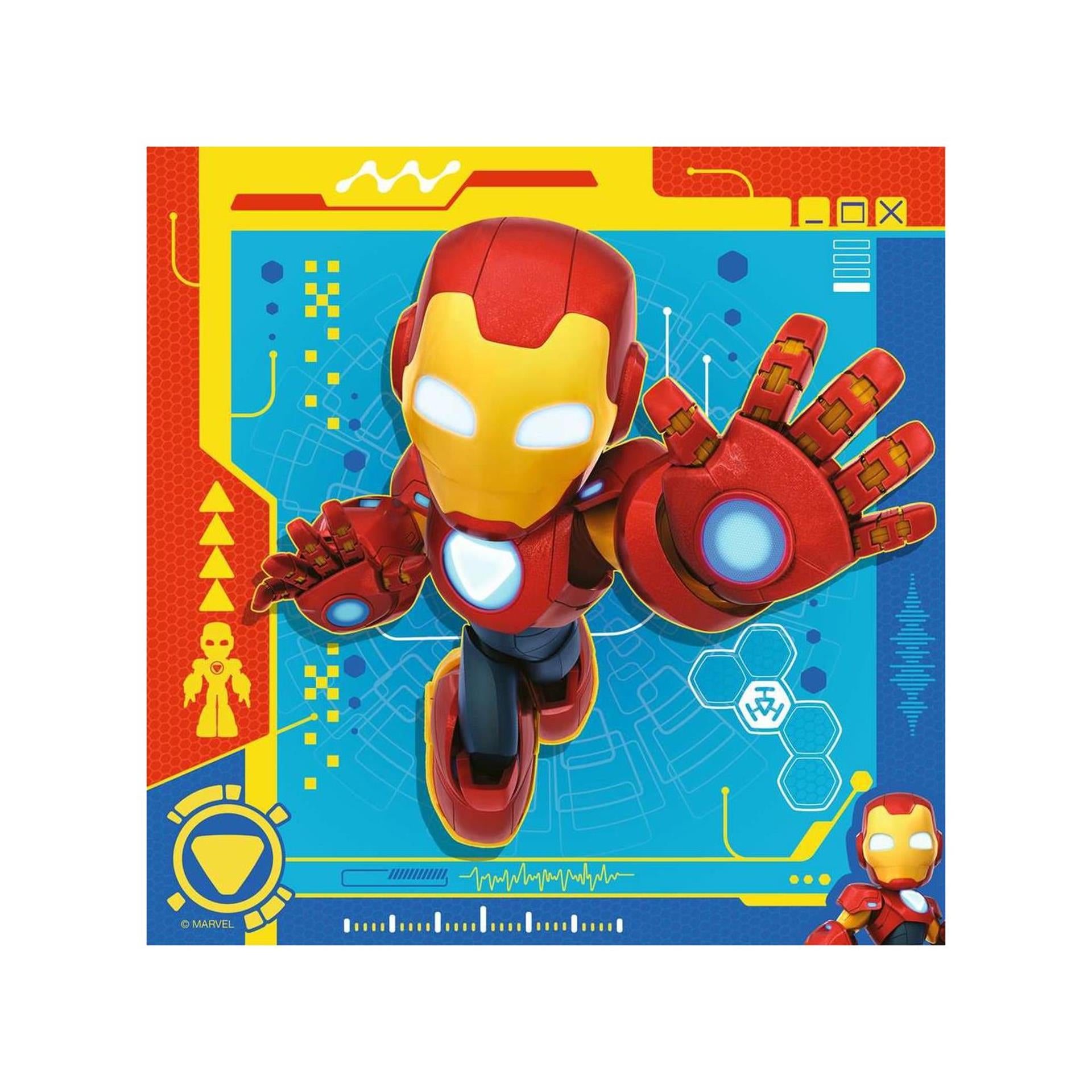 Ravensburger puzzle Iron Man et ses merveilleux amis - 3x49pcs.