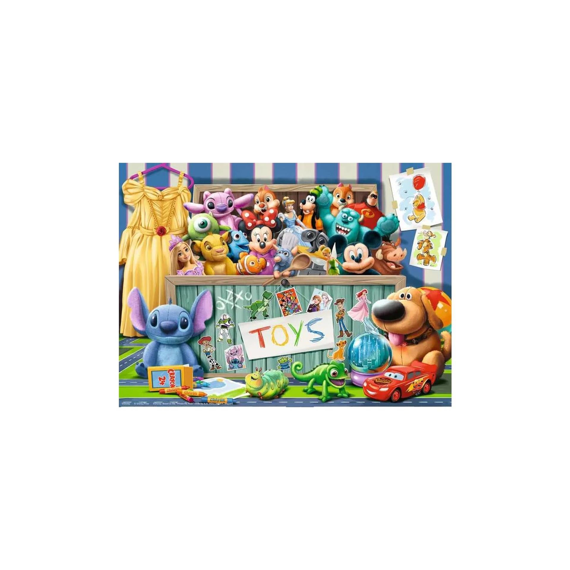 Ravensburger puzzle disney pixar multipersonnages 100 pcs
