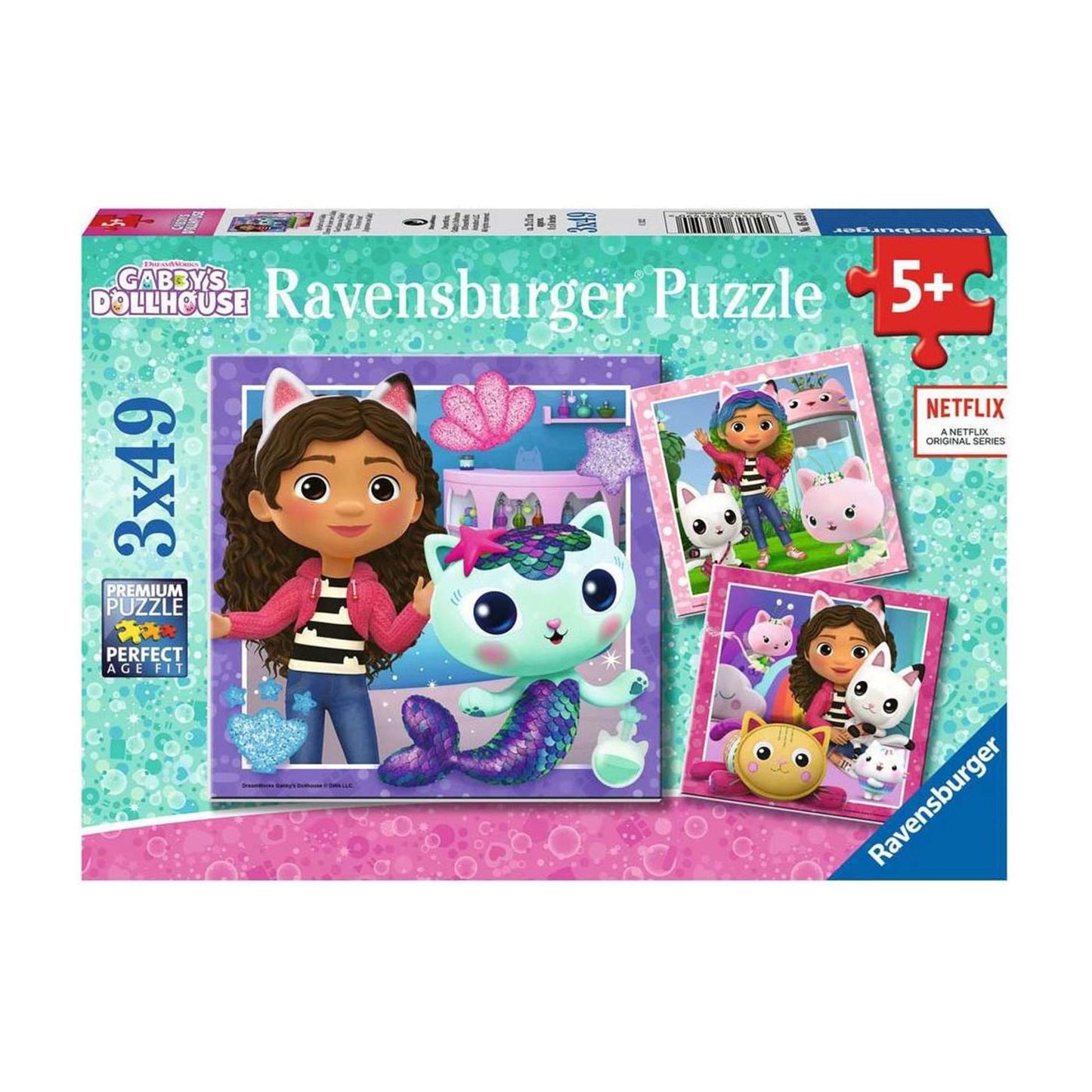 Ravensburger - Gabby's Dollhouse posed Puzzle 3x49st.