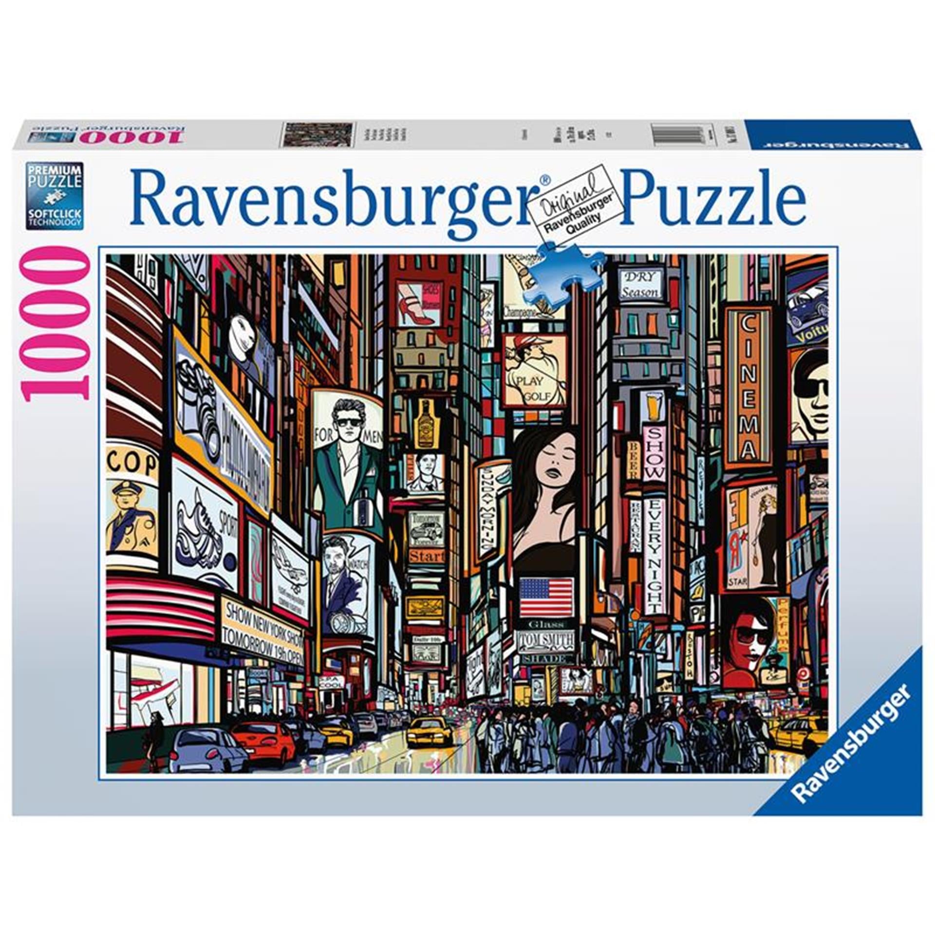 Ravensburger puzzle coloré new york