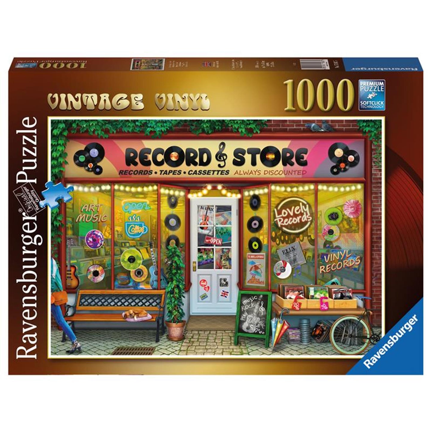 Ravensburger puzzle vintage vinyle 1000 pcs