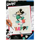 La peinture de Ravensburger Creart au numéro H est pour Happy Mickey Mouse