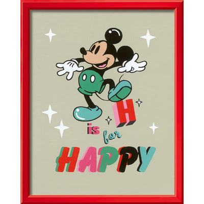 La peinture de Ravensburger Creart au numéro H est pour Happy Mickey Mouse