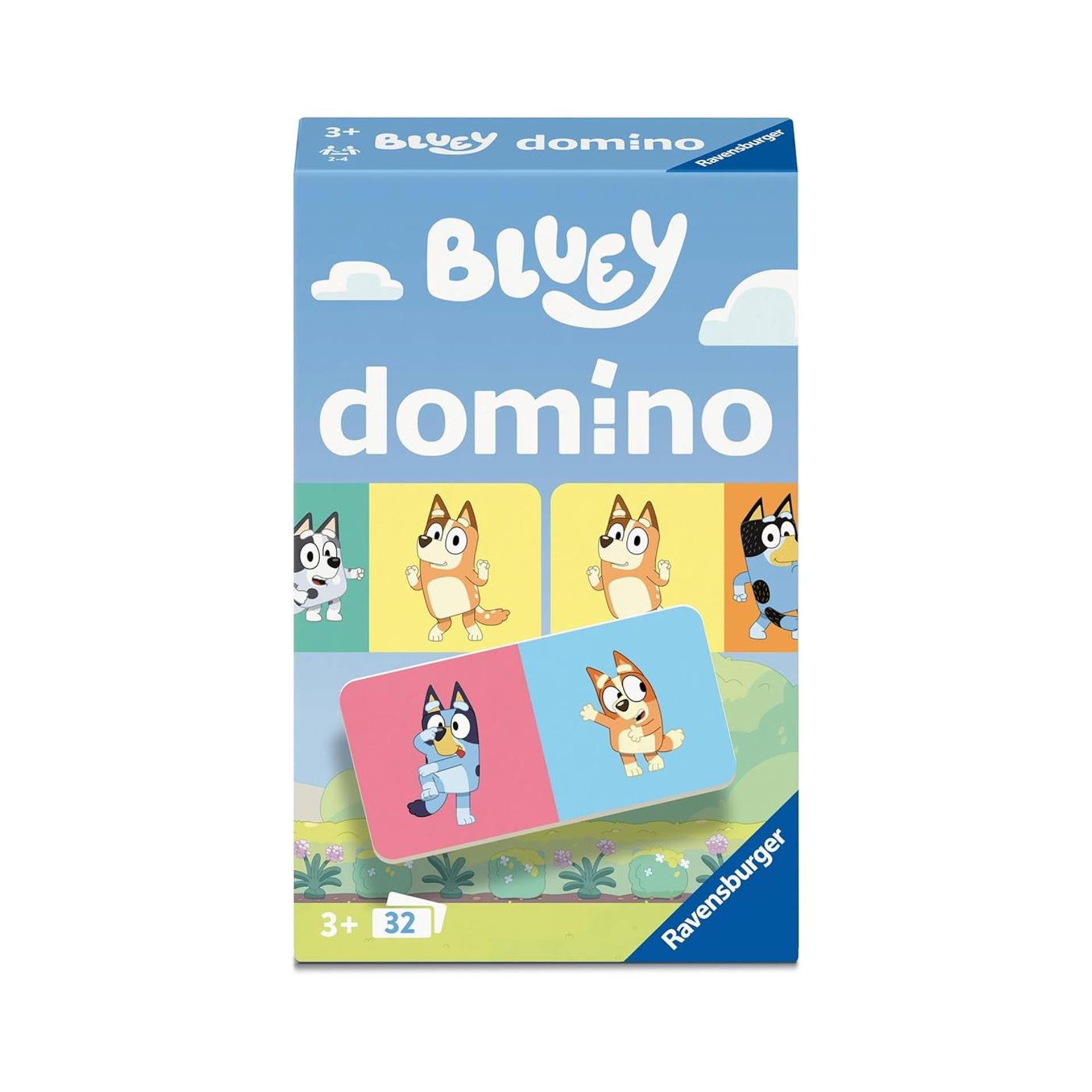 Ravensburger jeu bluey domino poche | 2 pièces