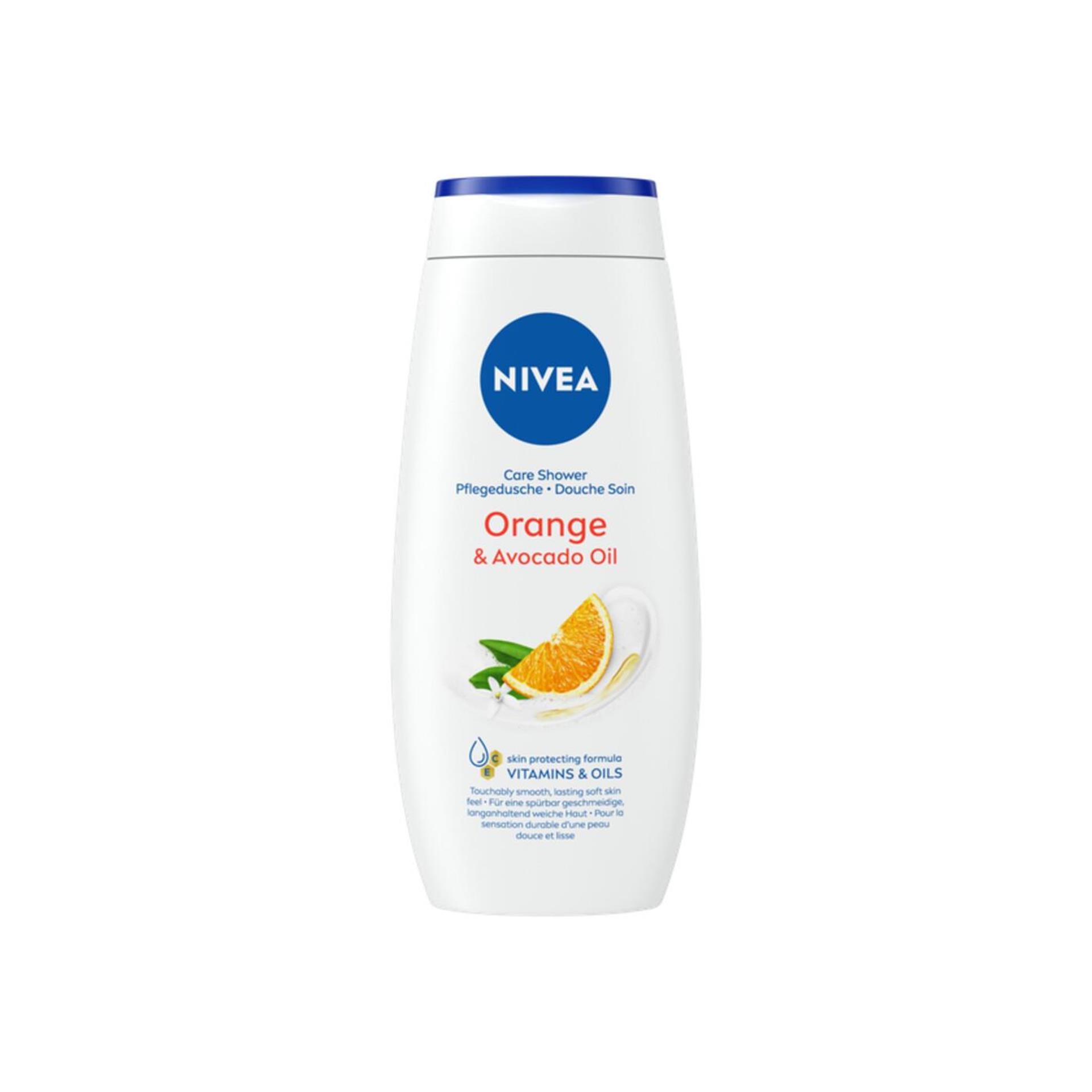 Nivea gel douche soin orange 250ml