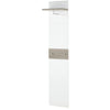 Panneau de rack de manteau Germania Germania Malou 39x29.9x19.46 cm Nelson Oak -Colored White