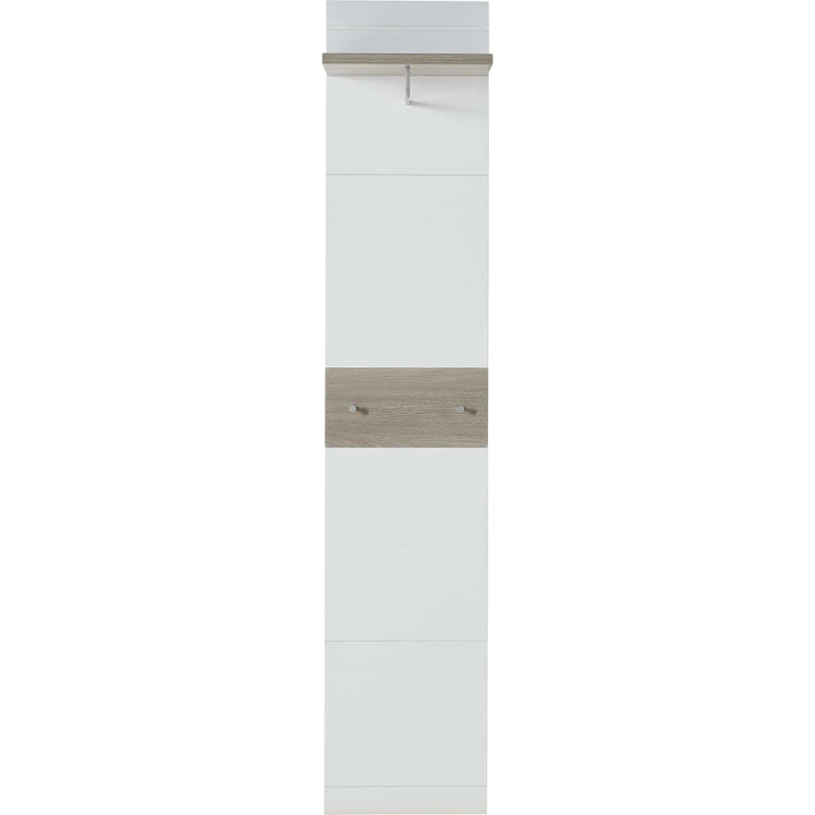 Panneau de rack de manteau Germania Germania Malou 39x29.9x19.46 cm Nelson Oak -Colored White