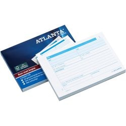 Carnet de reçus djois a5436-011 10,5x14,8cm autocopiant double numéroté 25 feuilles