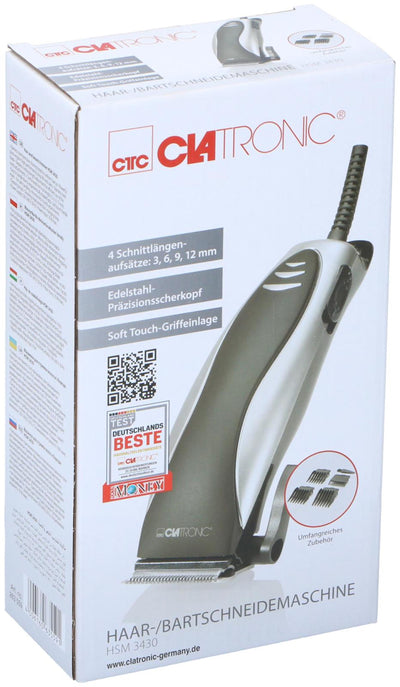 Tondeuse à cheveux Touch of Beauty Clatronic avec 4 peignes de fixation