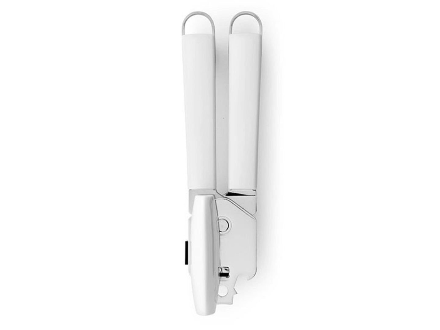 Brabantia Brabantia Ligne essentielle Blikopener avec levier en plastique blanc