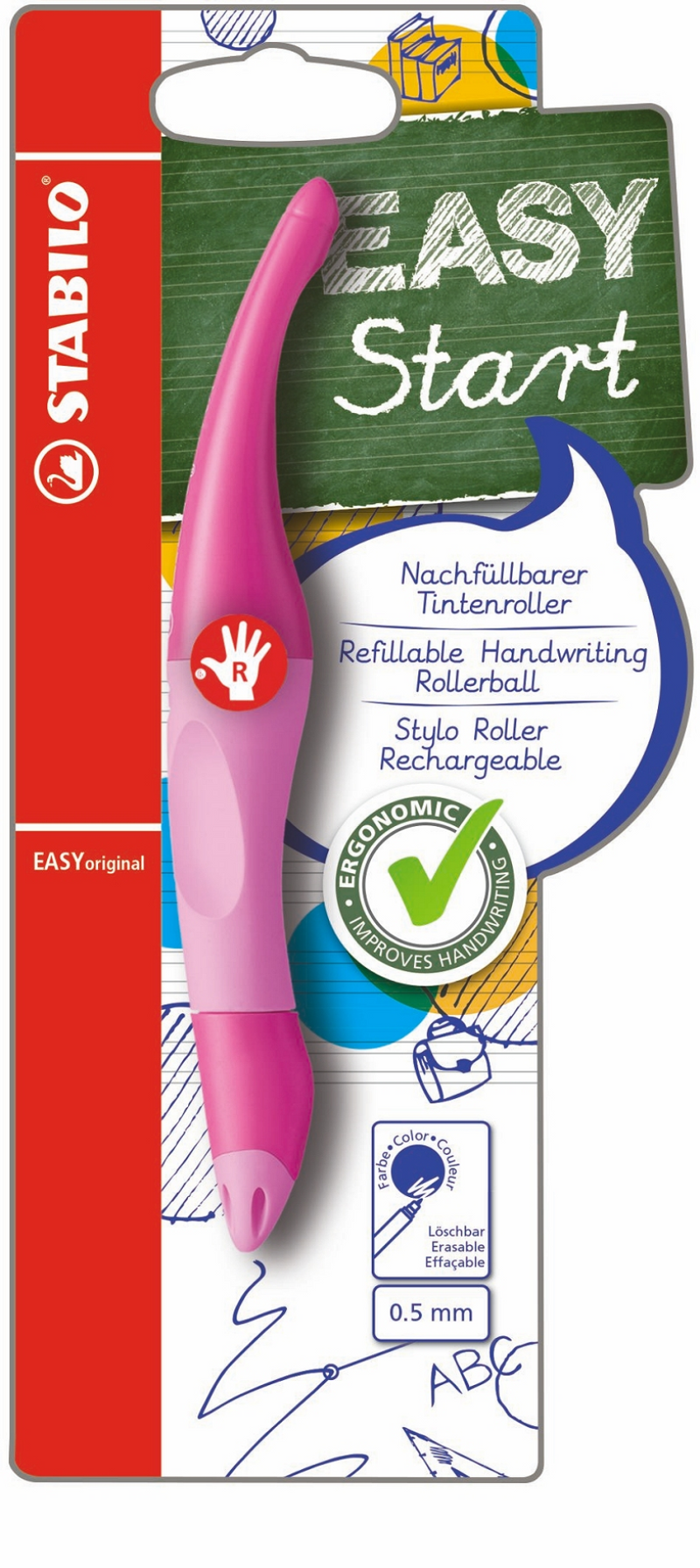 Stabilo Easyoriginal à droite - Pink - rose