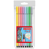 Stabilo Pen 68 Pastel Felt -Tip stylos, 8e. - afbeelding 1