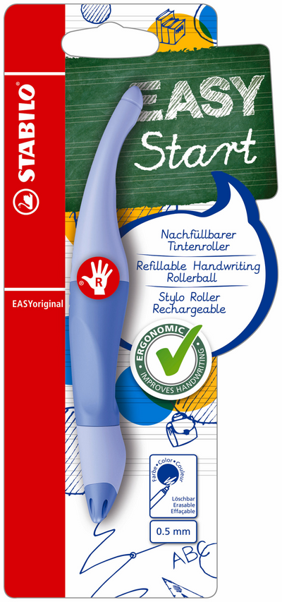 Stabilo Easyoriginal Pastel à droite - Horaire - bleu clair