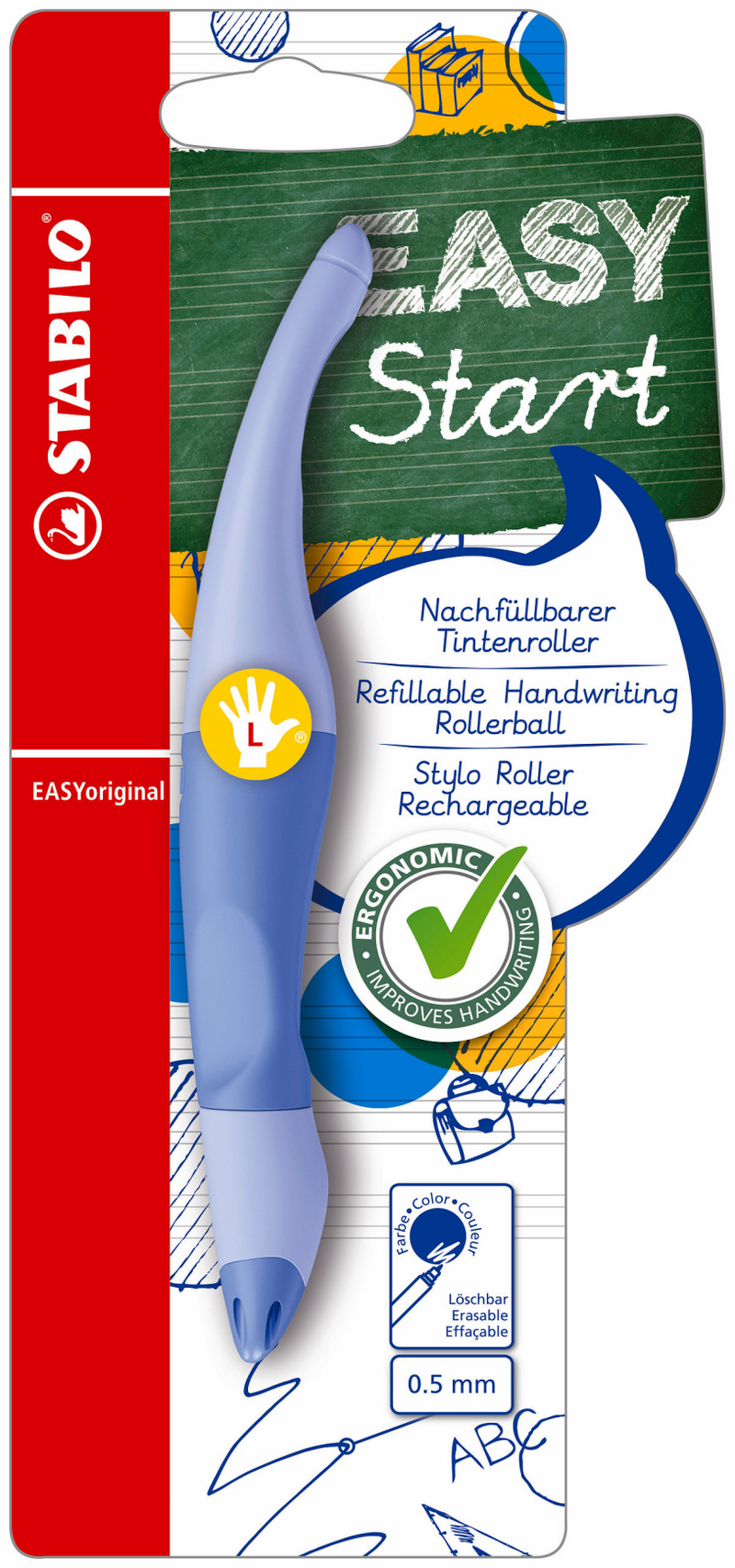 Stabilo Easyoriginal Pastel gauche -Hande - Bleu aéré