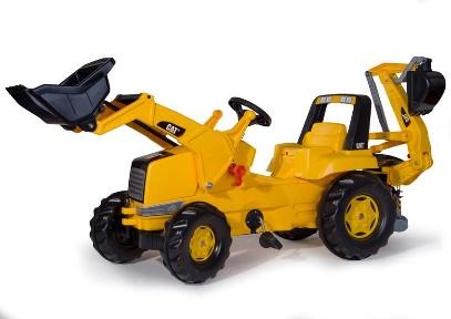 Rolly Toys Rolly Toys 813001 Rollyjunior Cat Tracteur avec chargeur et bras de digger