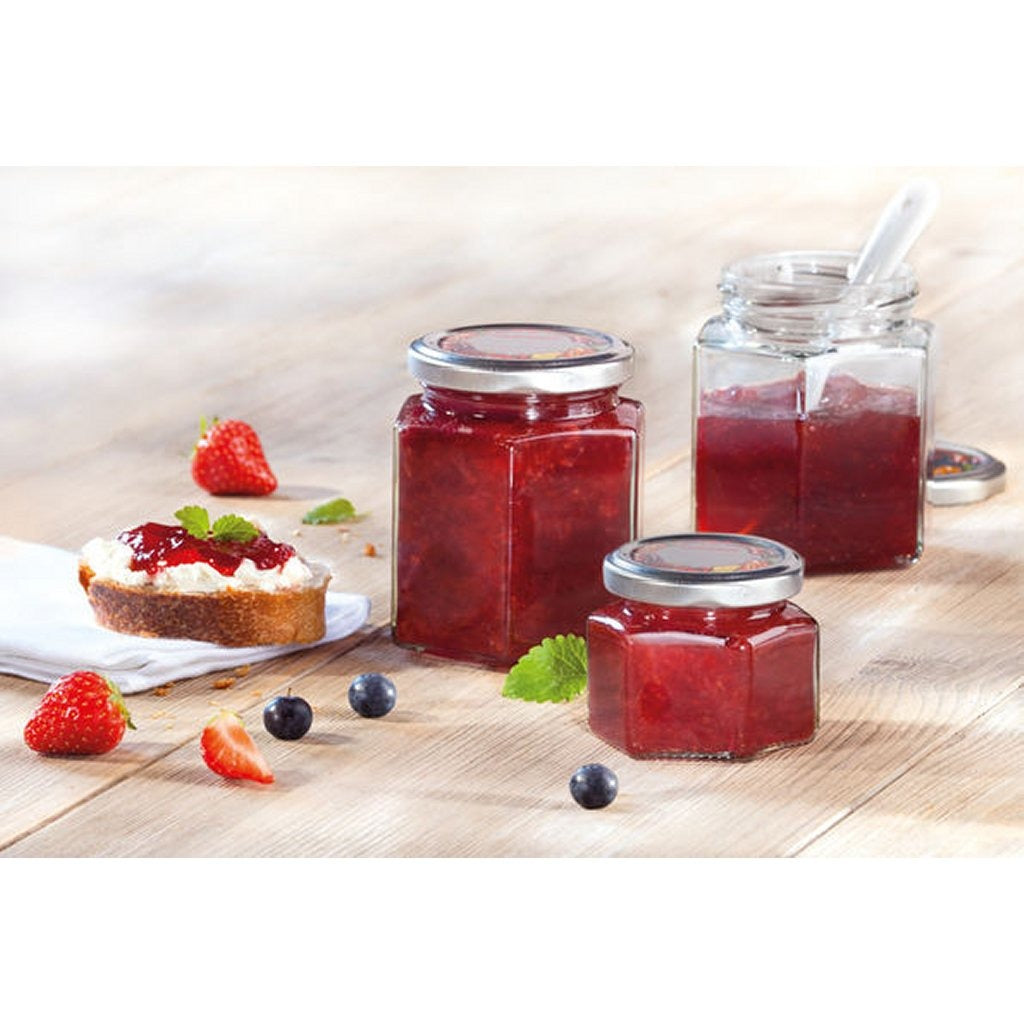 Leifheit Leifheit 3209 Jampot Hewnrigher 106 ml en verre argent