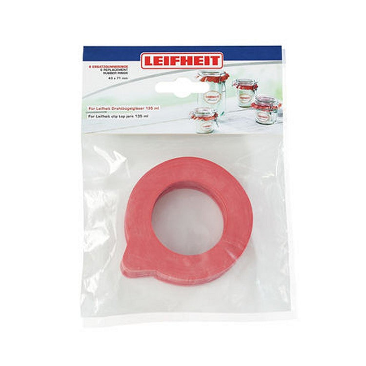 Leifheit Leifheit 3214 Rubber Weckringen 43x71 mm 6 pièces