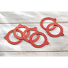 Leifheit 3216 en caoutchouc weckringen 68x94 mm 6 pièces
