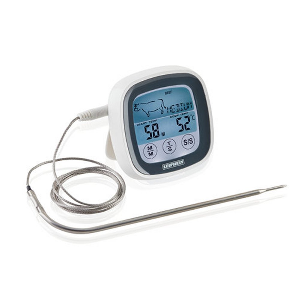 Leifheit Leifheit 3223 Four numérique et thermomètre BBQ Gray blanc