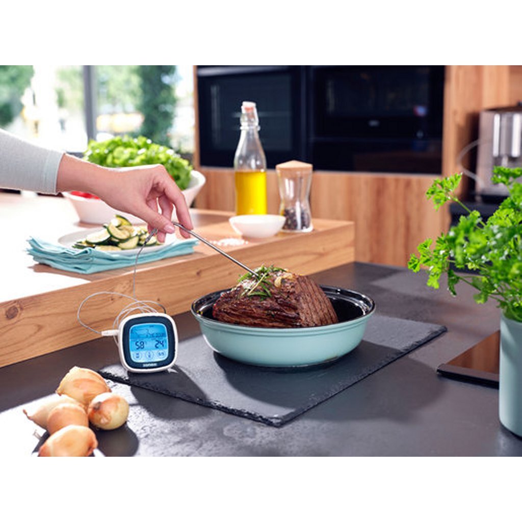 Leifheit Leifheit 3223 Four numérique et thermomètre BBQ Gray blanc