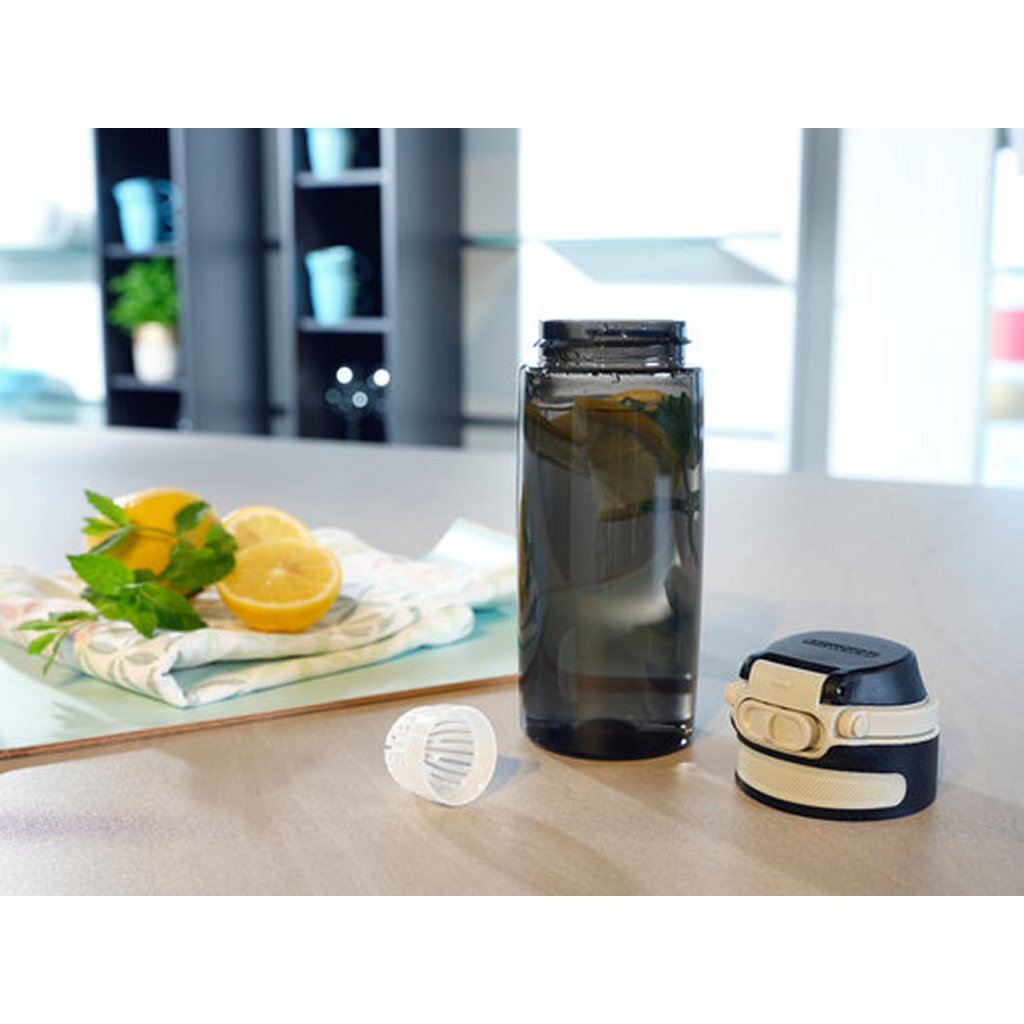 Leifheit Leifheit 3261 Flip Tritan Drinking Bottle 550 ml noir