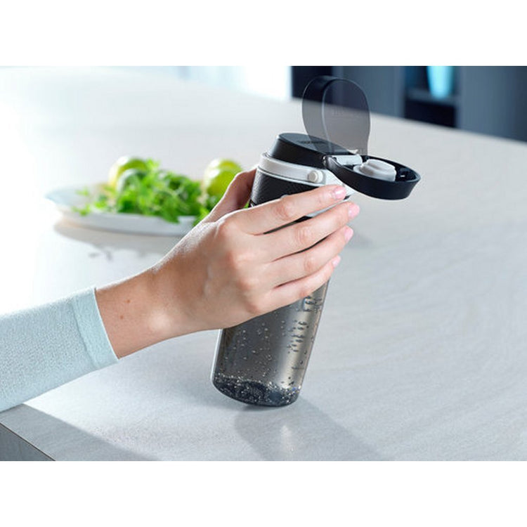 Leifheit Leifheit 3261 Flip Tritan Drinking Bottle 550 ml noir