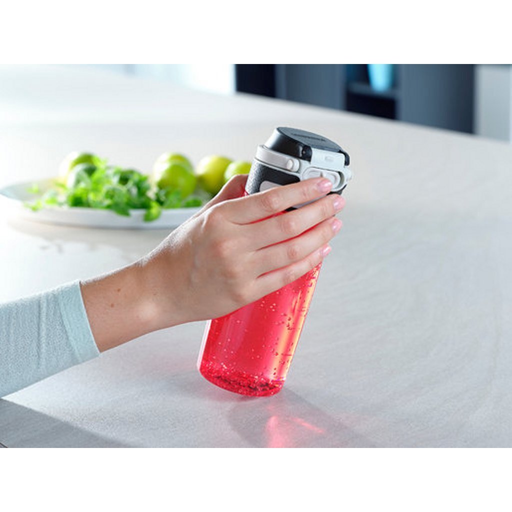 Leifheit Leifheit 3263 Flip Tritan Drinking Bottle 550 ml rouge