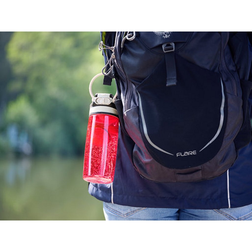 Leifheit Leifheit 3263 Flip Tritan Drinking Bottle 550 ml rouge