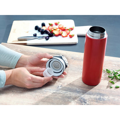 Leifheit Leifheit 3273 flip isoleerbeker 600 ml rouge
