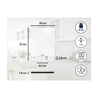Soehnle Soehnle 61507 Page Profi 300 Scale de cuisine blanche