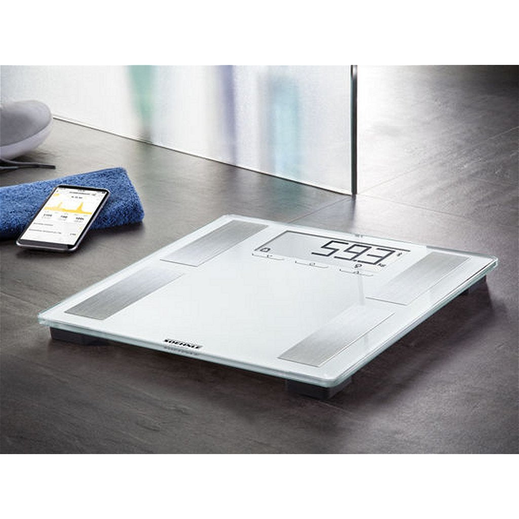 Soehnle Soehnle 63872 Sense Sense Connect 100 Persons numériques Échelle avec Bluetooth White