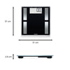 Soehnle Soehnle Body Analysis Scale Sense Sense Connect 50 180 kg Black