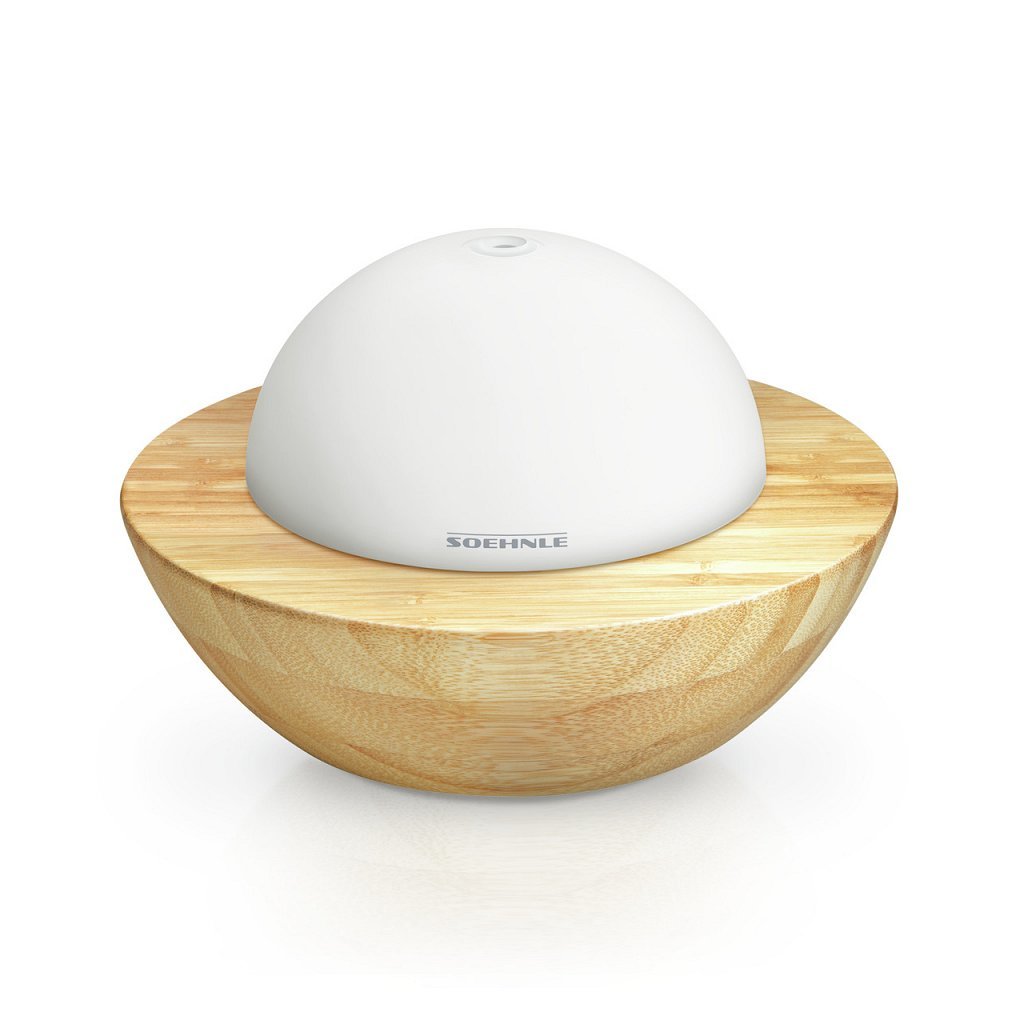 SOEHNLE SOEHNLE 68087 MODENA Aroma Spreater avec LED Lighting Bamboo en verre