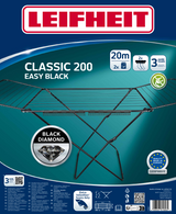 Leifheit 81696 classic 200 étendoir facile noir - afbeelding 1