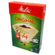 Filtres de café Melitta 1x4 80 pièces brunes