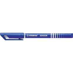 Abi fineliner stlo sensor 189 fine 0,3 pointe à ressort bleue à base d'eau