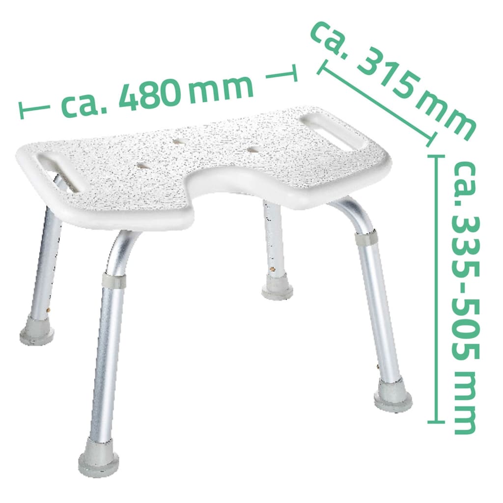 Ridder Ridder Salle de bain tabouret 150 kg blanc A0050501