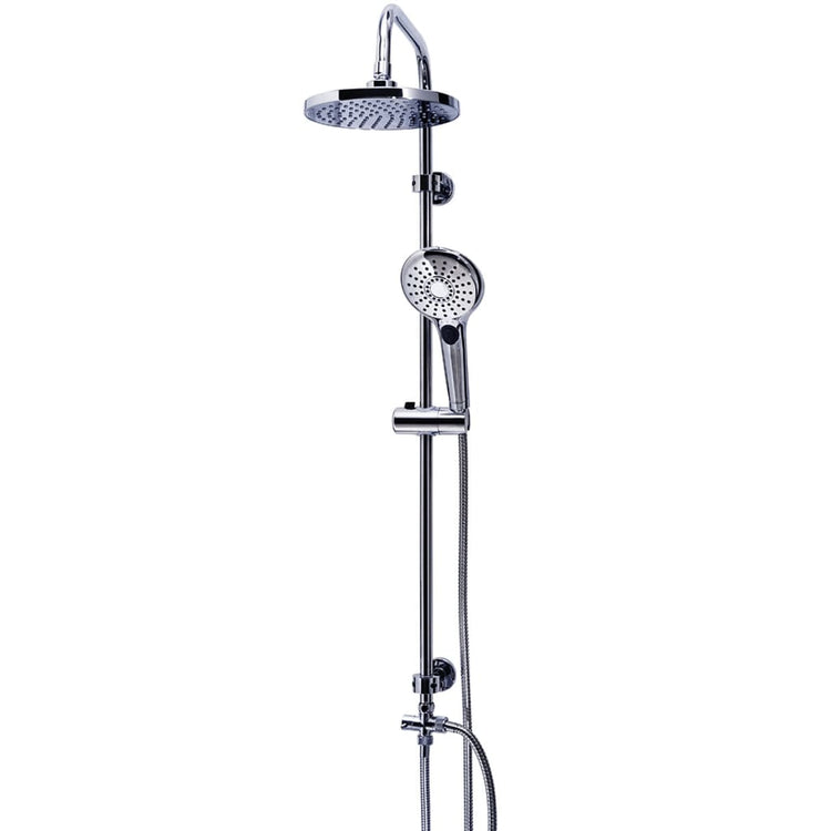 Knight Ridder Rain Shower Set avec Massage Shop Bahamas Chromium 91440